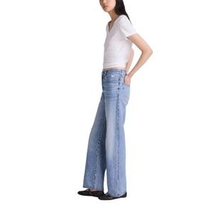 Madewell Perfect Vintage Wide Leg Light Denim Jean Size 31
